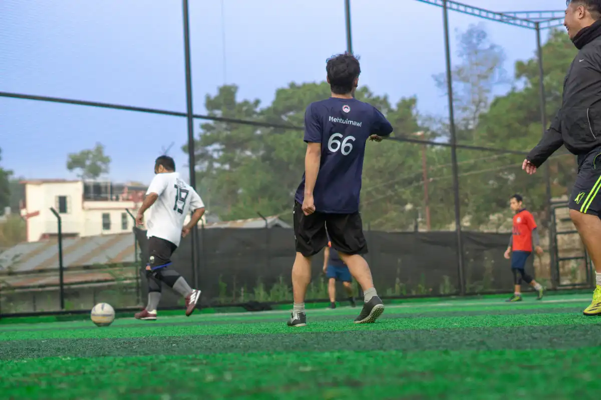 Play a match with locals